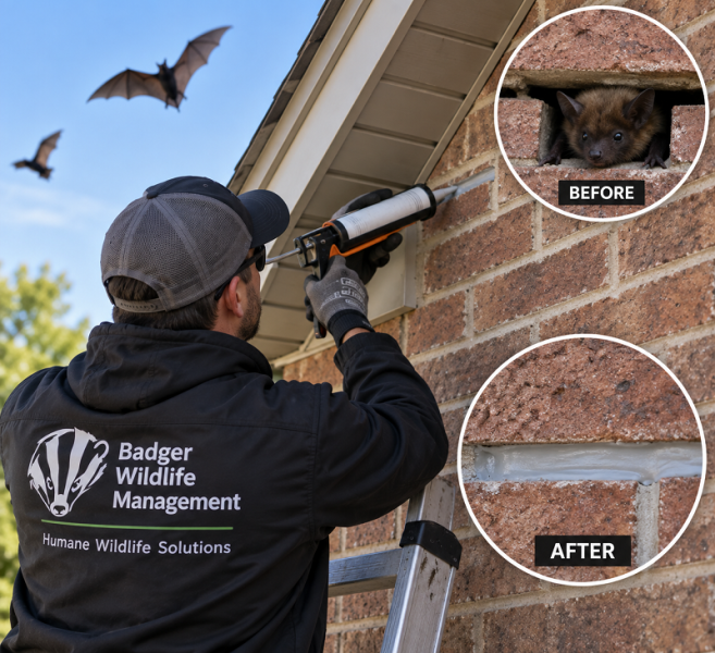 Bats in Brick Gaps Repair